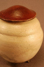 Load image into Gallery viewer, RAKU Unique Ceramic Companion Small/ Keepsake Funeral Cremation Urn #I004