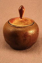 Load image into Gallery viewer, RAKU Unique Ceramic Companion Small/ Keepsake Funeral Cremation Urn #I009