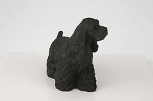 Load image into Gallery viewer, Black Cocker Spaniel Pet Funeral Cremation Urn Avail in 3 Diff Colors & 4 Sizes