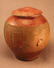 Load image into Gallery viewer, RAKU Unique Ceramic Individual Adult Funeral Cremation Urn #A005