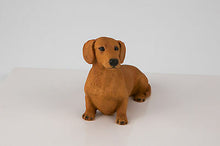 Load image into Gallery viewer, Brown Dachshund Pet Funeral Cremation Urn Avail in 3 Different Colors & 4 Sizes