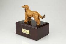 Load image into Gallery viewer, Afghan Hound Dog Pet Funeral Cremation Urn Available 3 Different Colors 4 Sizes