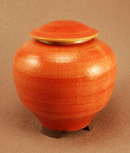 Load image into Gallery viewer, RAKU Unique Ceramic Companion Small/ Keepsake Funeral Cremation Urn #I003