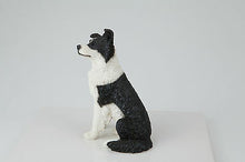 Load image into Gallery viewer, Border Collie Pet Funeral Cremation Urn Avail in 3 Different Colors & 4 Sizes