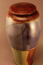 Load image into Gallery viewer, RAKU Unique Ceramic Individual Adult Funeral Cremation Urn #A0019