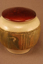 Load image into Gallery viewer, RAKU Unique Ceramic Pet Funeral Cremation Urn For Ashes #P002