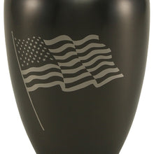 Load image into Gallery viewer, At Peace Memorials Classic Flag Slate Large/Adult Cremation Urn
