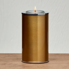 Load image into Gallery viewer, Small/Keepsake Aluminum Bronze Memory Light Cremation Urn, 20 cubic inches