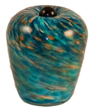 Load image into Gallery viewer, Small/Keepsake 3 Cubic Inch Florence Aegean Glass Cremation Urn for Ashes