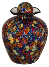 Load image into Gallery viewer, Large/Adult 220 Cubic Inch Rome Desert Funeral Glass Cremation Urn for Ashes