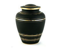 Load image into Gallery viewer, Black 6 Keepsake Set Funeral Cremation Urns for Ashes, 5 Cubic Inches each