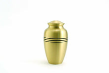 Load image into Gallery viewer, New, Brass Set of 6 Classic Bronze Keepsake Cremation Urns, 5 Cubic Ins each