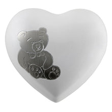 Load image into Gallery viewer, At Peace Memorials Teddy Bear Heart Cremation Urn, 20 Cubic Inches

