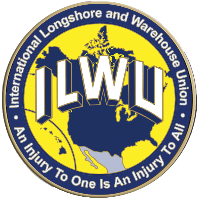Longshoremen/Warehouse Union Medallion for Box Cremation Urn/Flag Case - 2 Inch Diameter