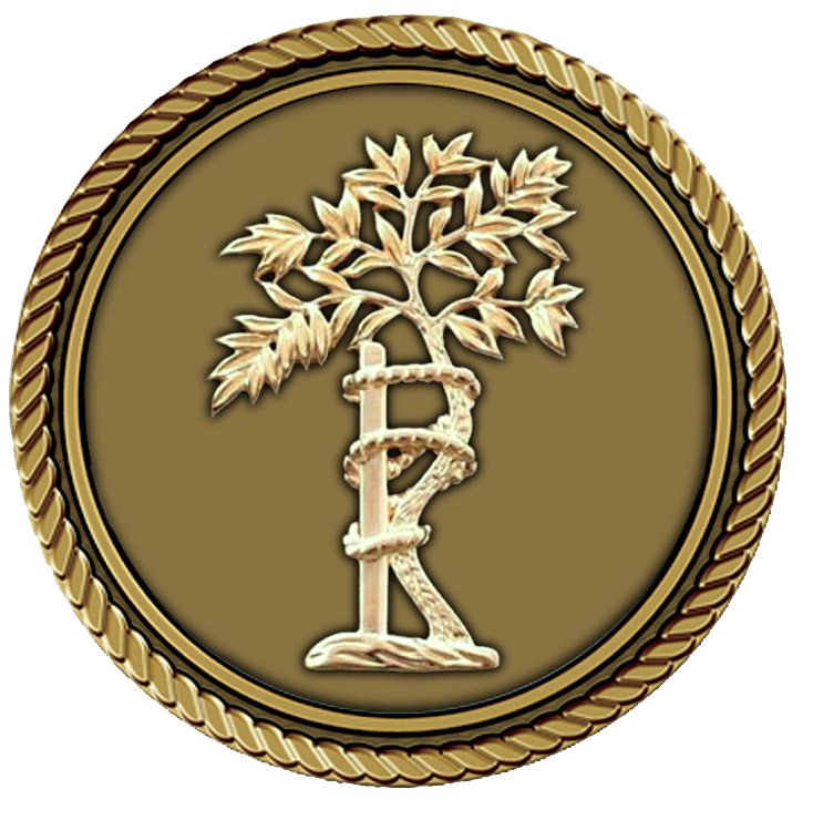 Orthopedics Medallion for Box Cremation Urn/Flag Case - 3 Inch Diameter