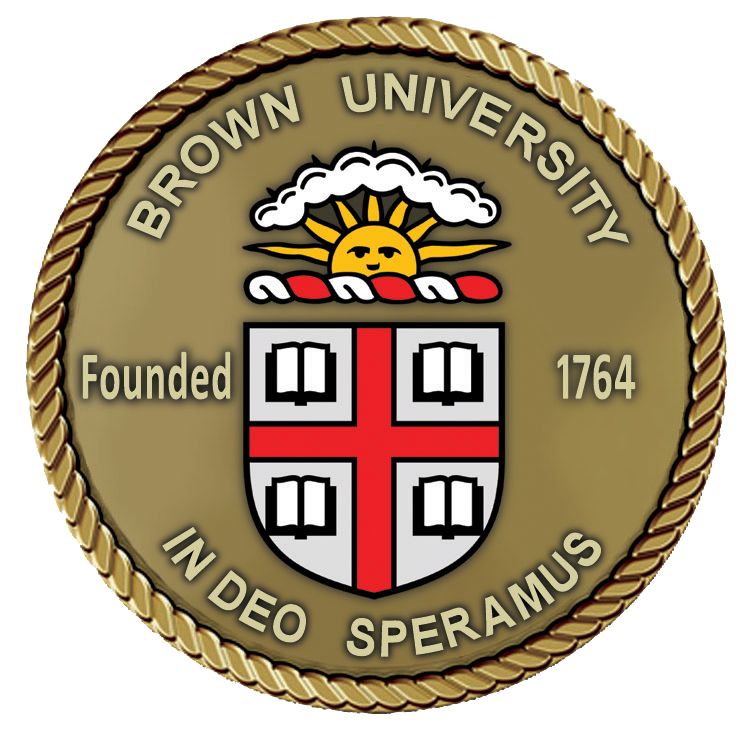 Brown University Medallion for Box Cremation Urn/Flag Case - 3 Inch Diameter