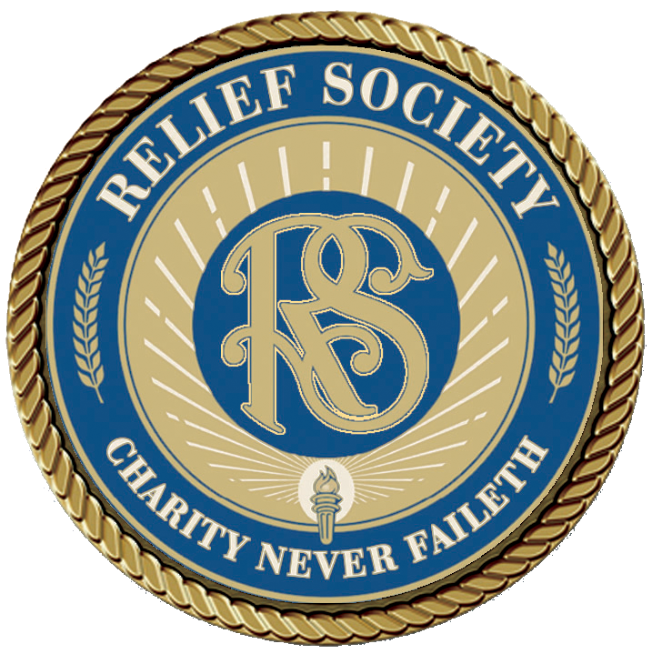 Relief Society Medallion for Box Cremation Urn/Flag Case - 3 Inch Diameter