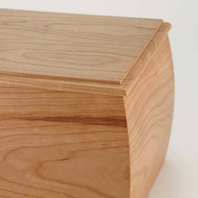 Load image into Gallery viewer, Large Cremation Urn for ashes, 200 Cubic Inches - Benton Cherry Wood
