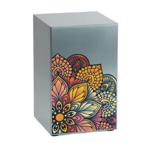 Load image into Gallery viewer, At Peace Memorials Life Canvas Mandala Pewter Companion Urn RIGHT SIDE 200 CI
