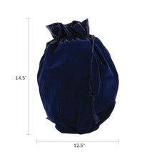 Load image into Gallery viewer, At Peace Memorials Sapphire Velvet Large Urn Bag

