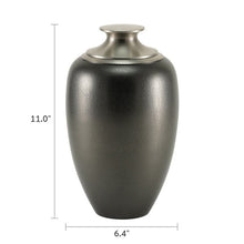 Load image into Gallery viewer, At Peace Memorials Luna Textured Slate Large/Adult Cremation Urn 200 CI
