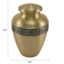 Load image into Gallery viewer, At Peace Memorials Avalon Bronze Large/Adult Cremation Urn 200 CI
