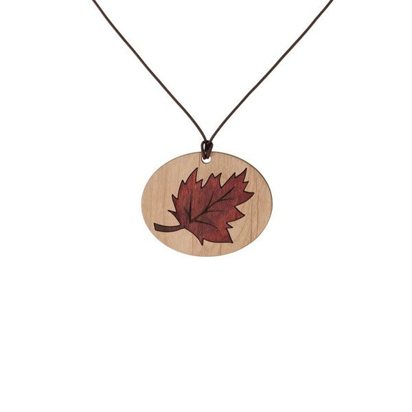 At Peace Memorials  Woodland Pendant Leaf
