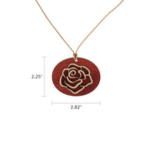 Load image into Gallery viewer, At Peace Memorials  Woodland Pendant Rose
