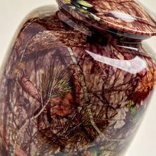 Load image into Gallery viewer, At Peace Memorials Classic Shady Oak Camo Large/Adult Cremation Urn 195 CI
