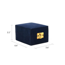 Load image into Gallery viewer, At Peace Memorials Blue Velvet Keepsake Box

