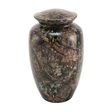 Load image into Gallery viewer, At Peace Memorials Classic Shady Oak Camo Large/Adult Cremation Urn 195 CI
