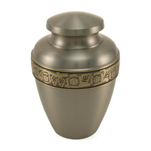 Load image into Gallery viewer, At Peace Memorials Avalon Pewter Large/Adult Cremation Urn 200 CI
