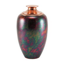 Load image into Gallery viewer, Large Luna Textured Raku Cremation Urn 200 CI
