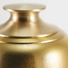 Load image into Gallery viewer, At Peace Memorials  Large Luna Textured Bronze cremation urn for ashes 200 CI
