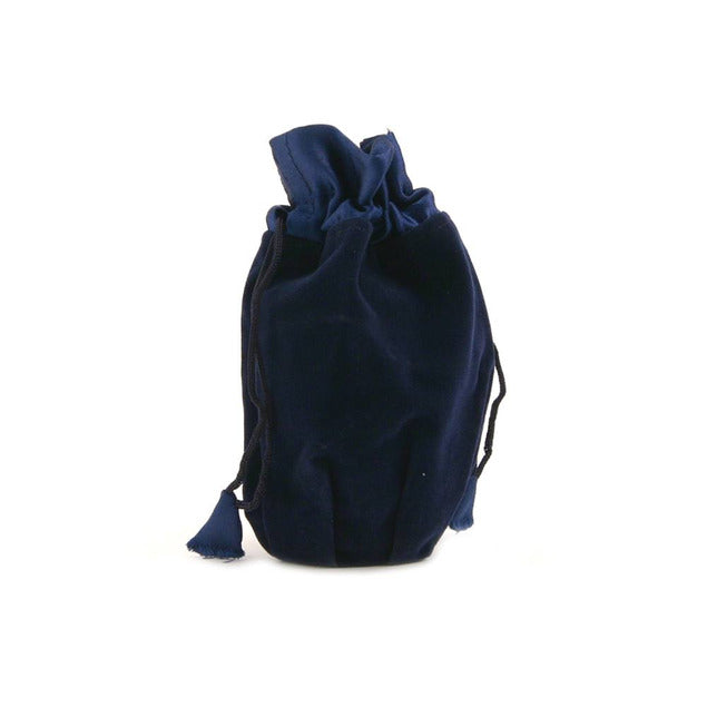 At Peace Memorials Sapphire Velvet Keepsake Bag