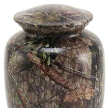 Load image into Gallery viewer, At Peace Memorials Classic Shady Oak Camo Large/Adult Cremation Urn 195 CI
