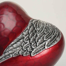 Load image into Gallery viewer, At Peace Memorials Enduring Heart Wing Large/Adult Cremation Urn 200 CI
