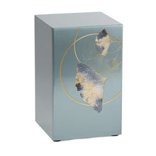 Load image into Gallery viewer, At Peace Memorials Life Canvas Ginkgo Pewter, Companion Urn RIGHT SIDE 200 CI

