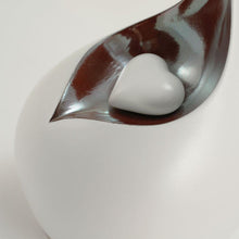 Load image into Gallery viewer, At Peace Memorials Eden Teardrop White Large/Adult Cremation Urn 200 CI
