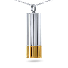 Load image into Gallery viewer, Shotgun Shell Stainless Steel Pendant/Necklace Funeral Cremation Urn for Ashes
