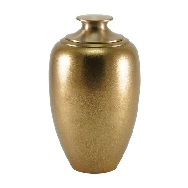 At Peace Memorials  Large Luna Textured Bronze cremation urn for ashes 200 CI