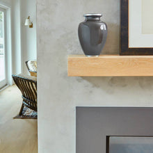 Load image into Gallery viewer, At Peace Memorials XL Camden Carbon Gray cremation urn for ashes 300 CI
