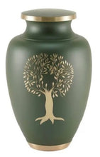 Load image into Gallery viewer, At Peace Memorials XL Tree of life cremation urn for ashes 320 Cubic inches
