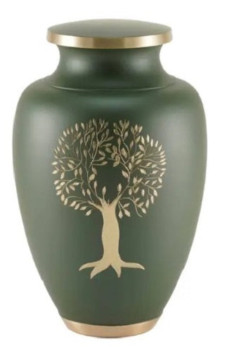 At Peace Memorials XL Tree of life cremation urn for ashes 320 Cubic inches