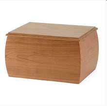 Load image into Gallery viewer, Benton Cherry Wood Cremation Urn for Ashes
