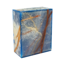 Load image into Gallery viewer, Large/Adult 220 Cubic Inches Eternity Sapphire Onyx Rectangular Cremation Urn
