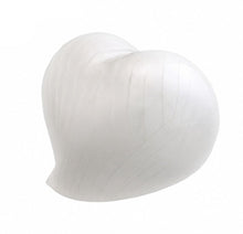 Load image into Gallery viewer, Small/Keepsake White Infinity Eternal Heart Funeral Cremation Urn
