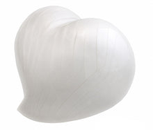 Load image into Gallery viewer, Large/Adult 200 Cubic Inches White Infinity Eternal Heart Funeral Cremation Urn
