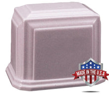 Load image into Gallery viewer, At Peace Memorials Millennium XL Cultured Marble Urn for Ashes (Lavender) 300 CI TSA Approved
