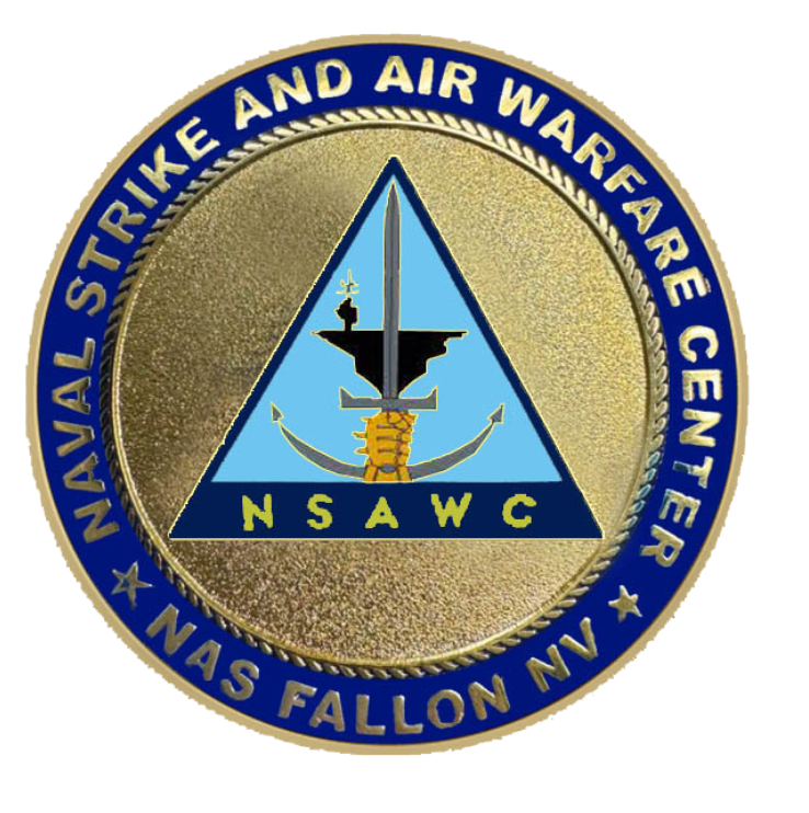 Naval Strike and Warfare Medallion for Box Cremation Urn/Flag Case -  3 Inch Diameter